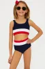Little Mackenzie & Heidi Set Americana Colorblock sold by Beach Riot