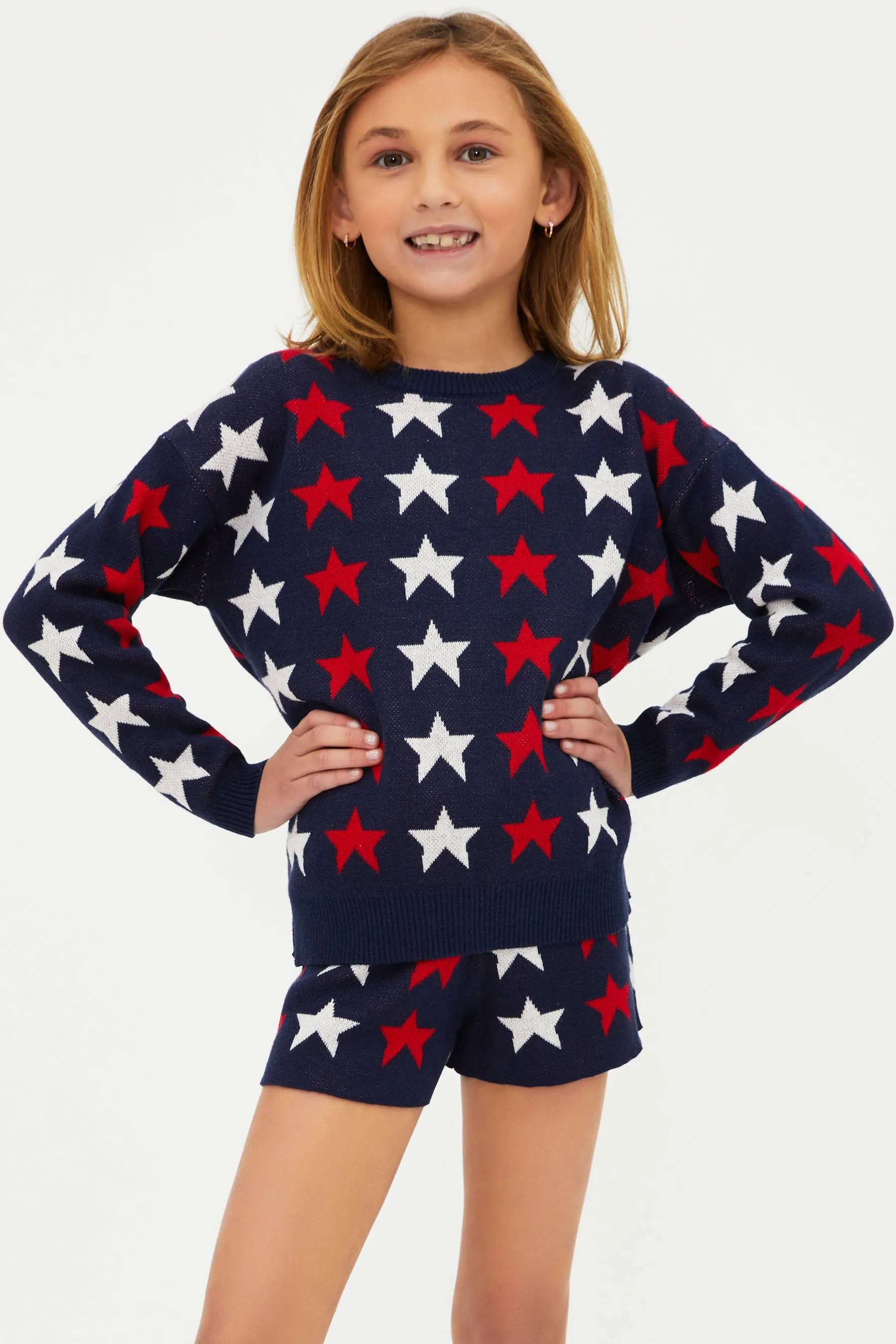 Little Callie Sweater Americana Stars sold by Beach Riot product image thumbnail 4