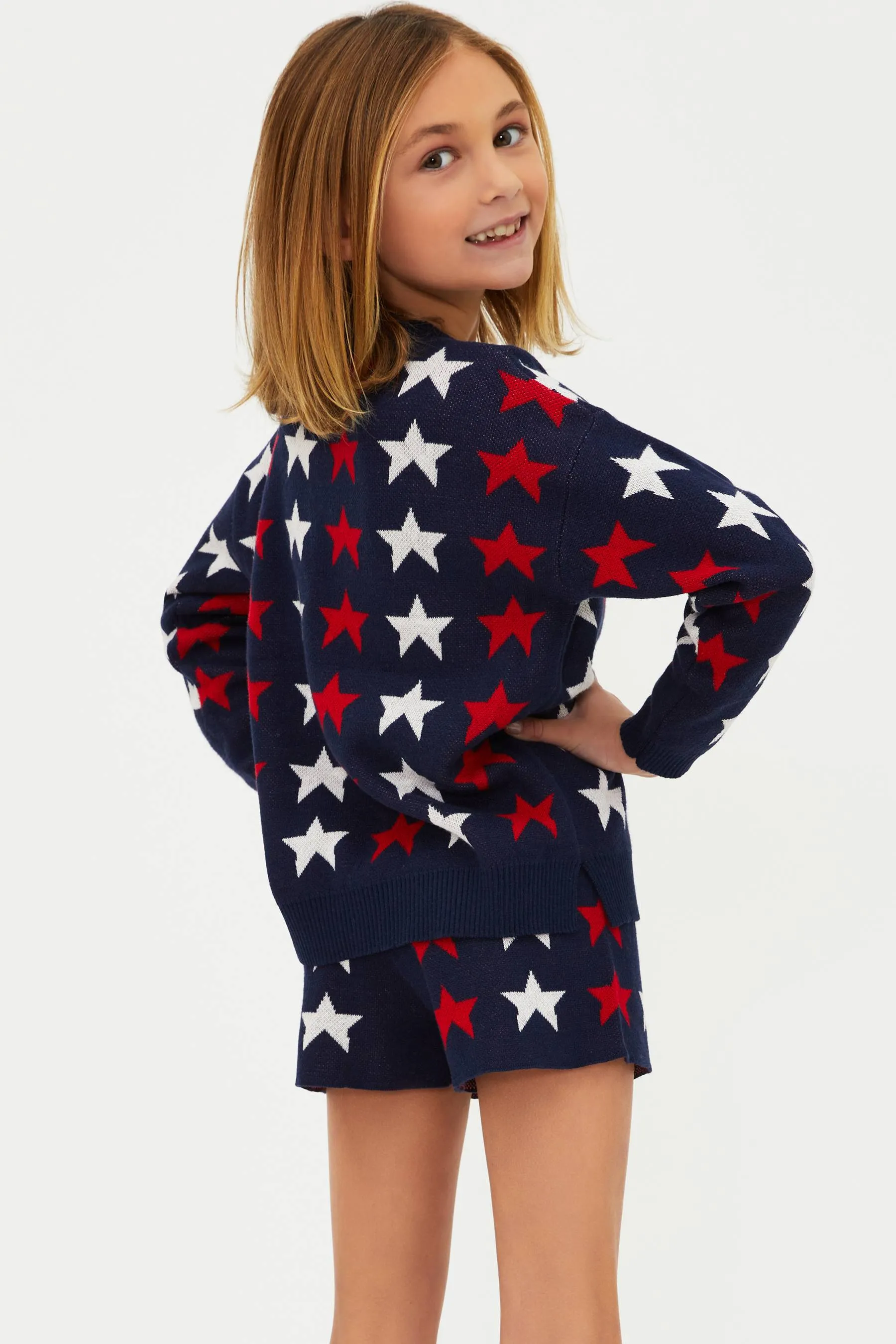Little Callie Sweater Americana Stars sold by Beach Riot product image thumbnail 3