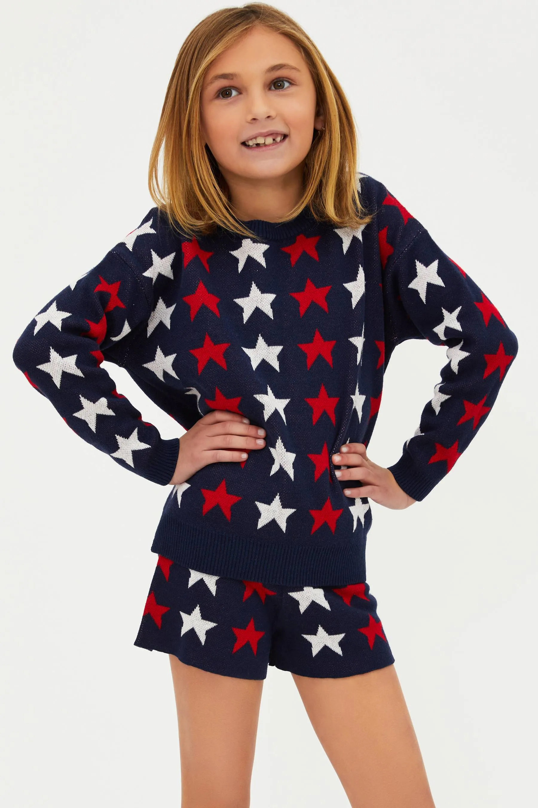 Little Callie Sweater Americana Stars sold by Beach Riot