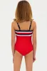 Little Jessa One Piece American Colorblock sold by Beach Riot