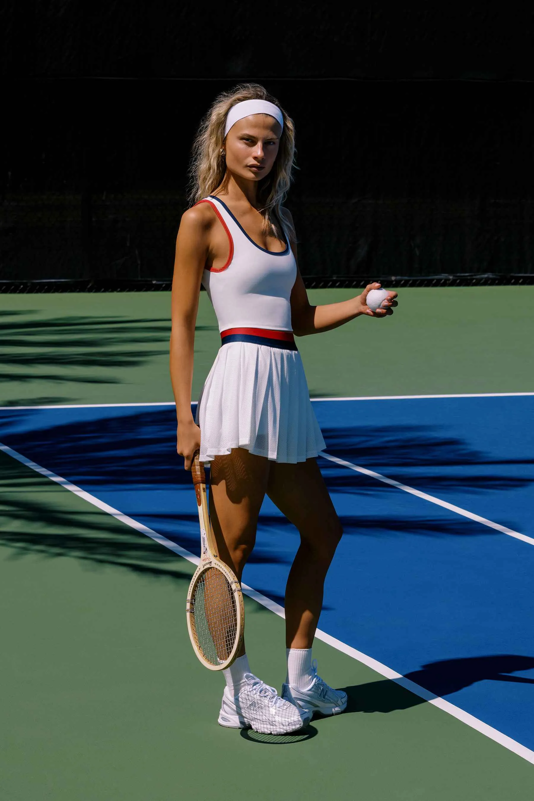 Ash Top Cherry Indigo Colorblock sold by Beach Riot product image thumbnail 4