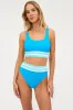 Kaida Top Riviera Royal Colorblock sold by Beach Riot