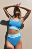 Kaida Top Riviera Royal Colorblock sold by Beach Riot