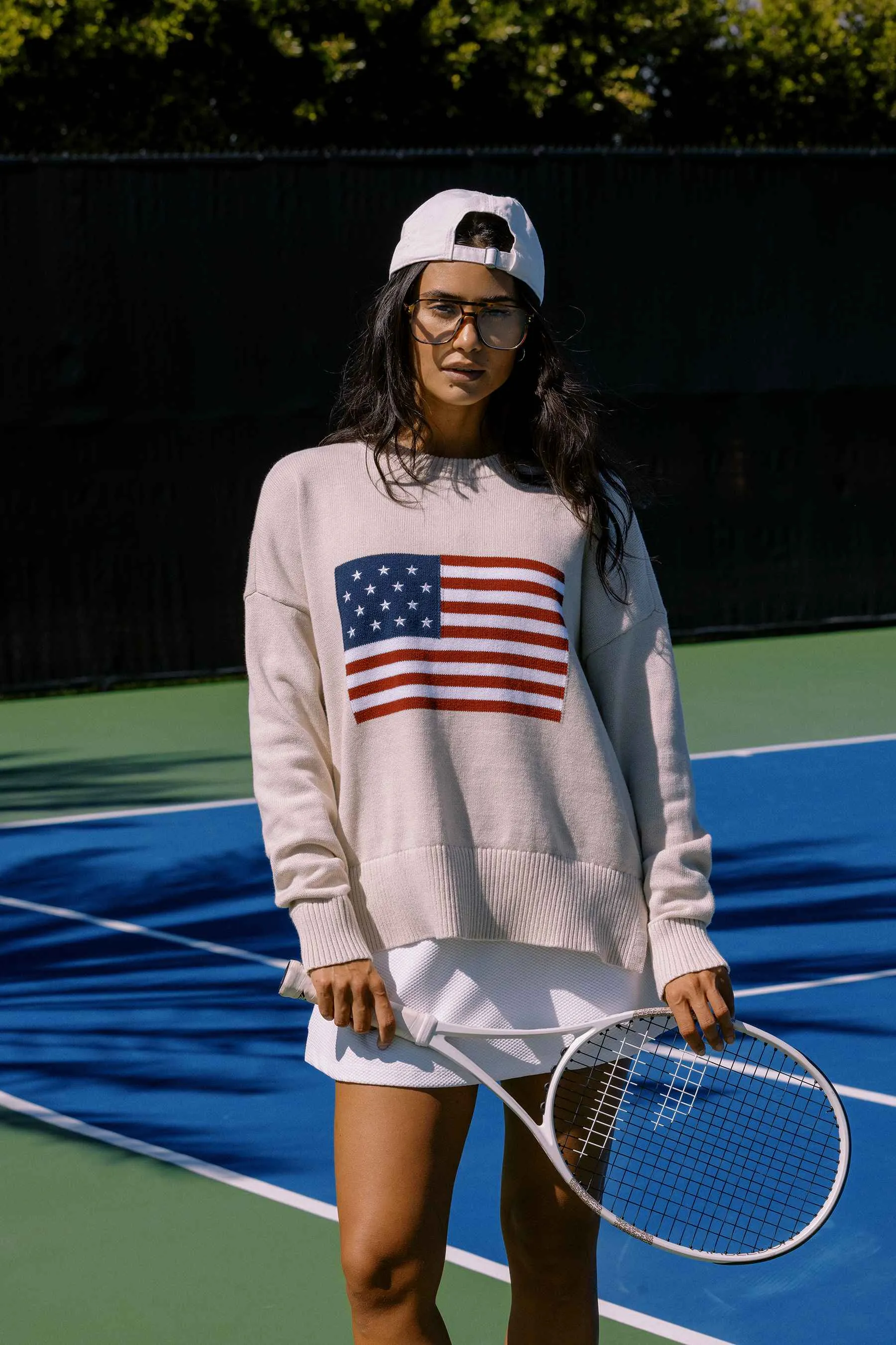 Callie Sweater Americana Ivory sold by Beach Riot product image thumbnail 5