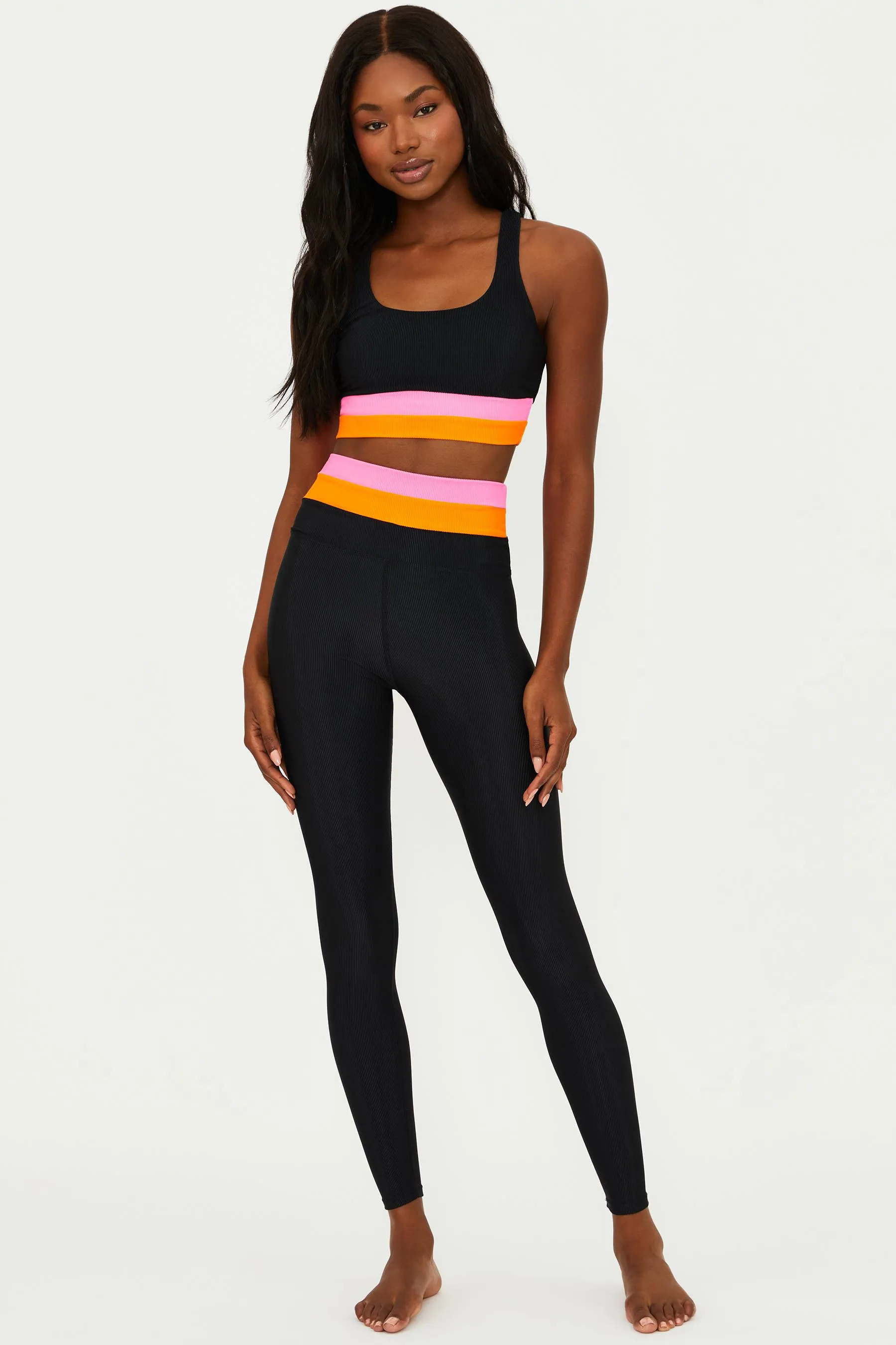 Trinity Legging Sangria Sunset Colorblock sold by Beach Riot