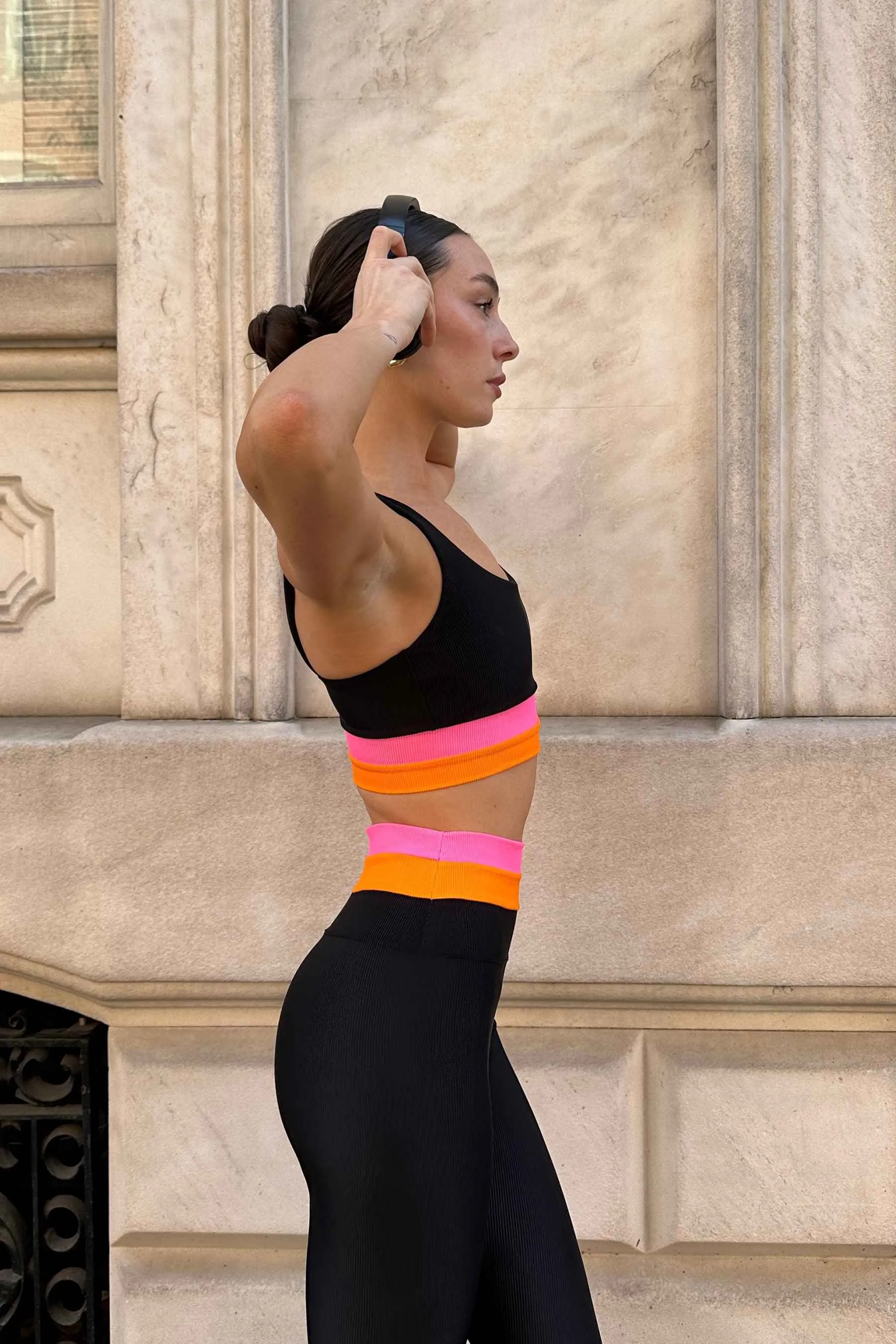 Trinity Legging Sangria Sunset Colorblock sold by Beach Riot product image thumbnail 5