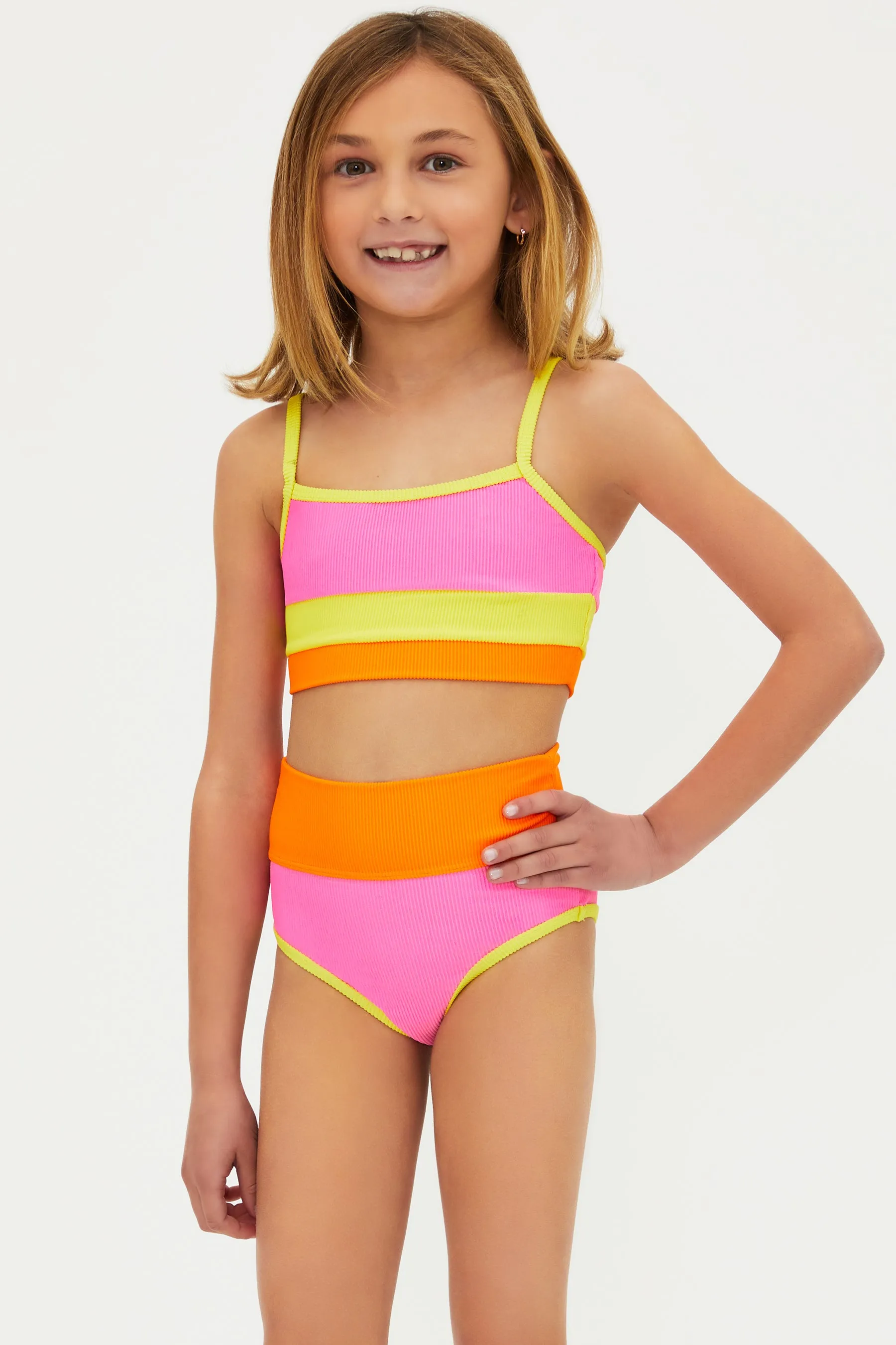 Little Eva & Emie Set Soleil Colorblock sold by Beach Riot