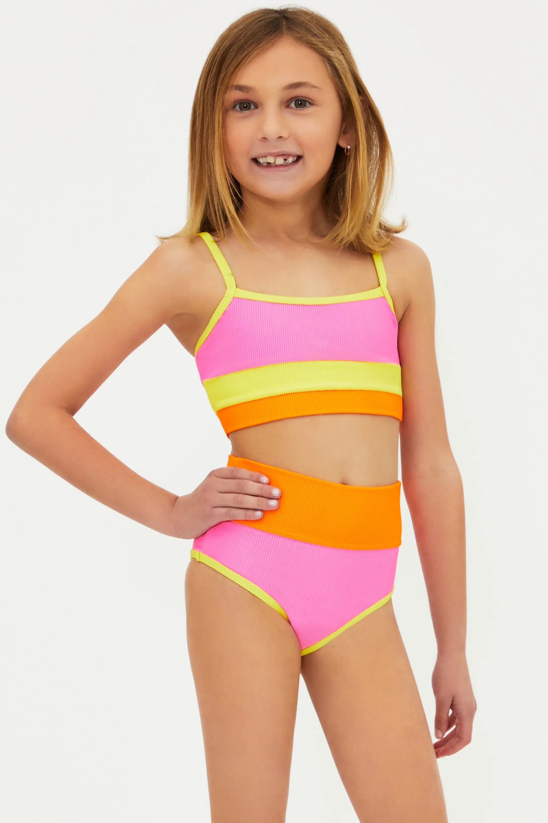 Little Eva & Emie Set Soleil Colorblock sold by Beach Riot product image thumbnail 3