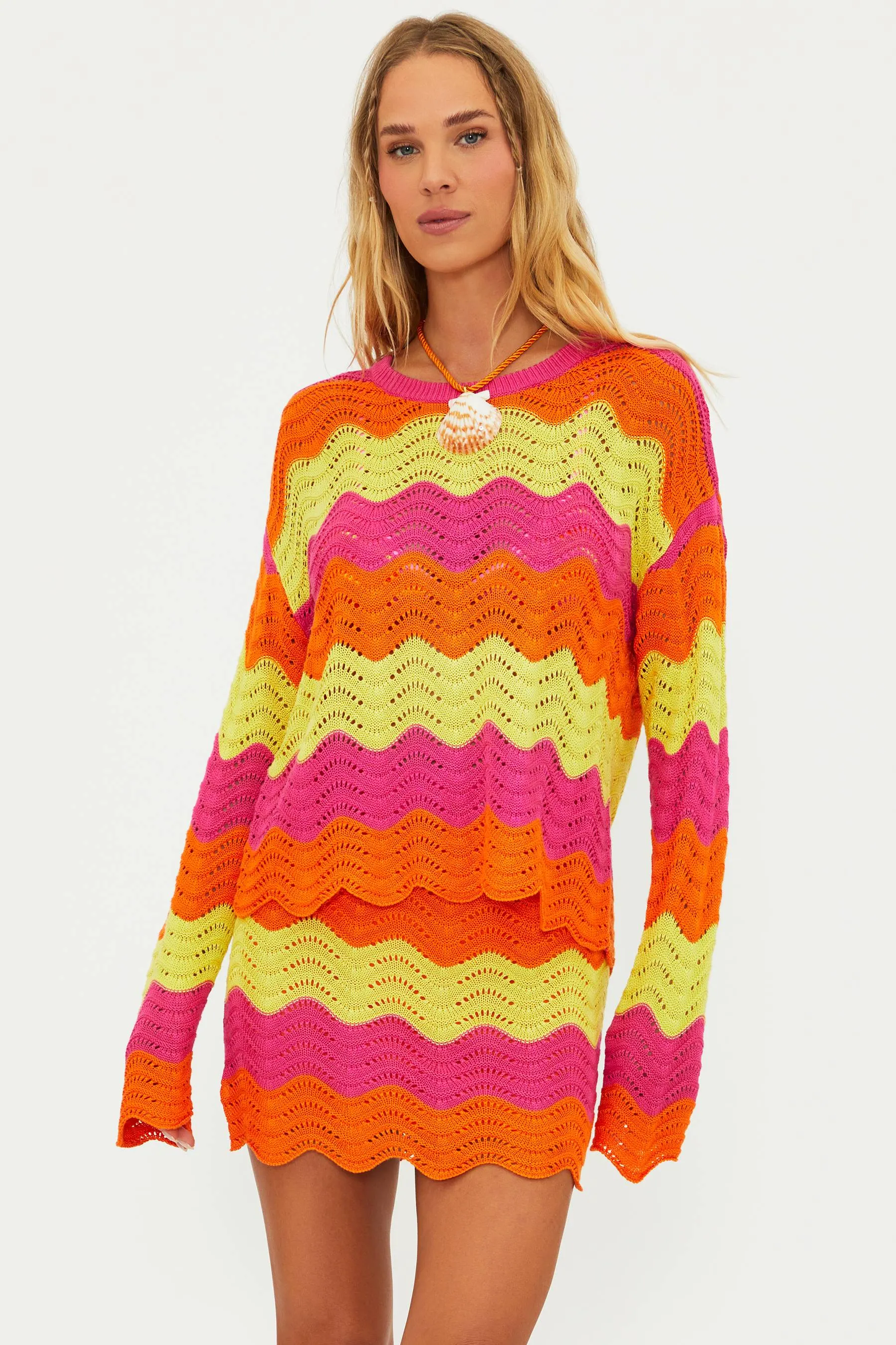 Beach Sweater Soleil Wave sold by Beach Riot