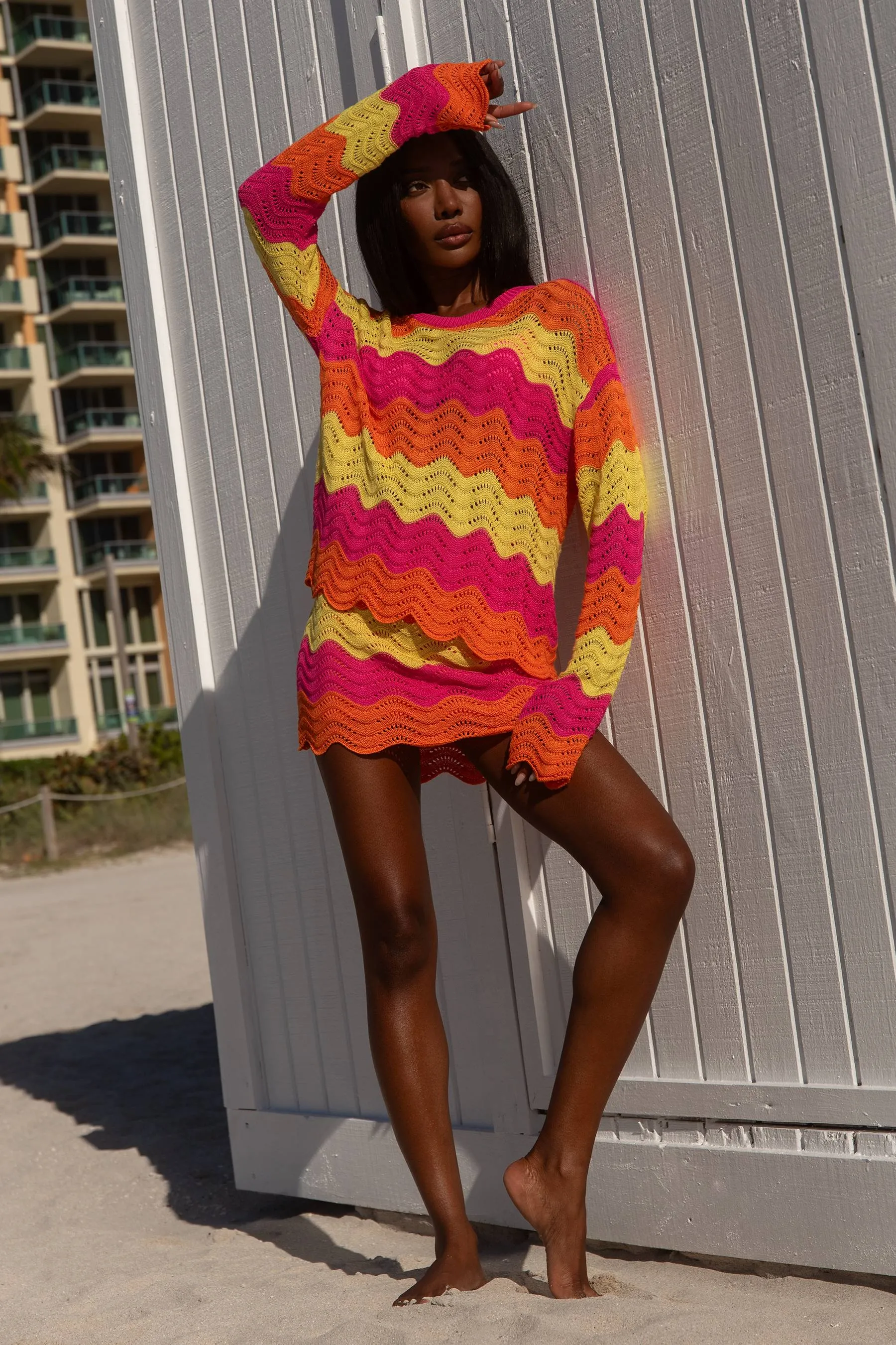 Beach Sweater Soleil Wave sold by Beach Riot product image thumbnail 5