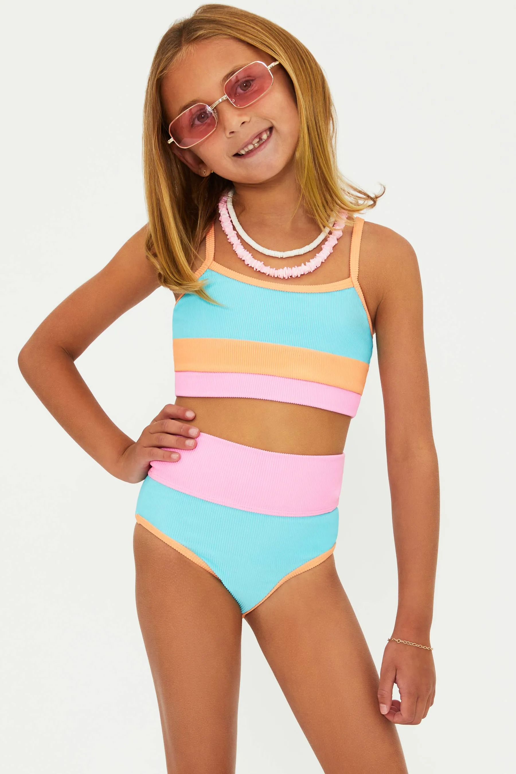 Little Eva & Emmy Set Crush Colorblock sold by Beach Riot