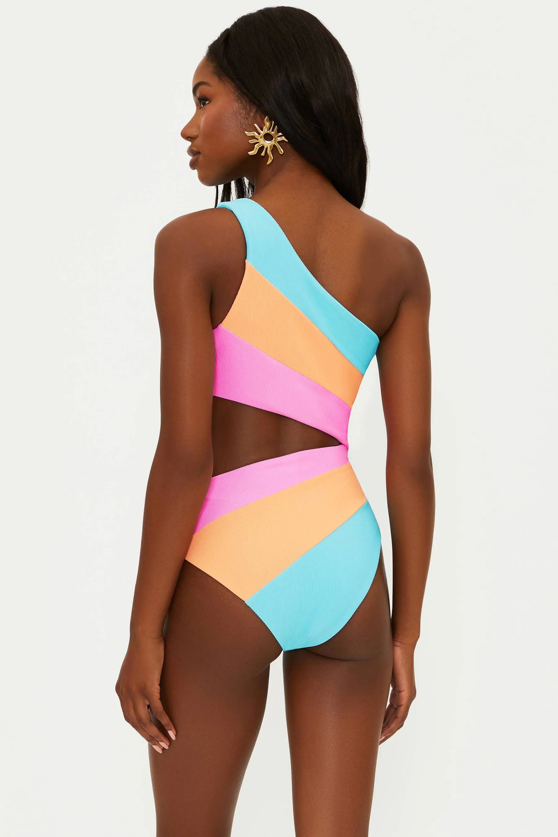 Joyce One Piece Crush Colorblock sold by Beach Riot product image thumbnail 5