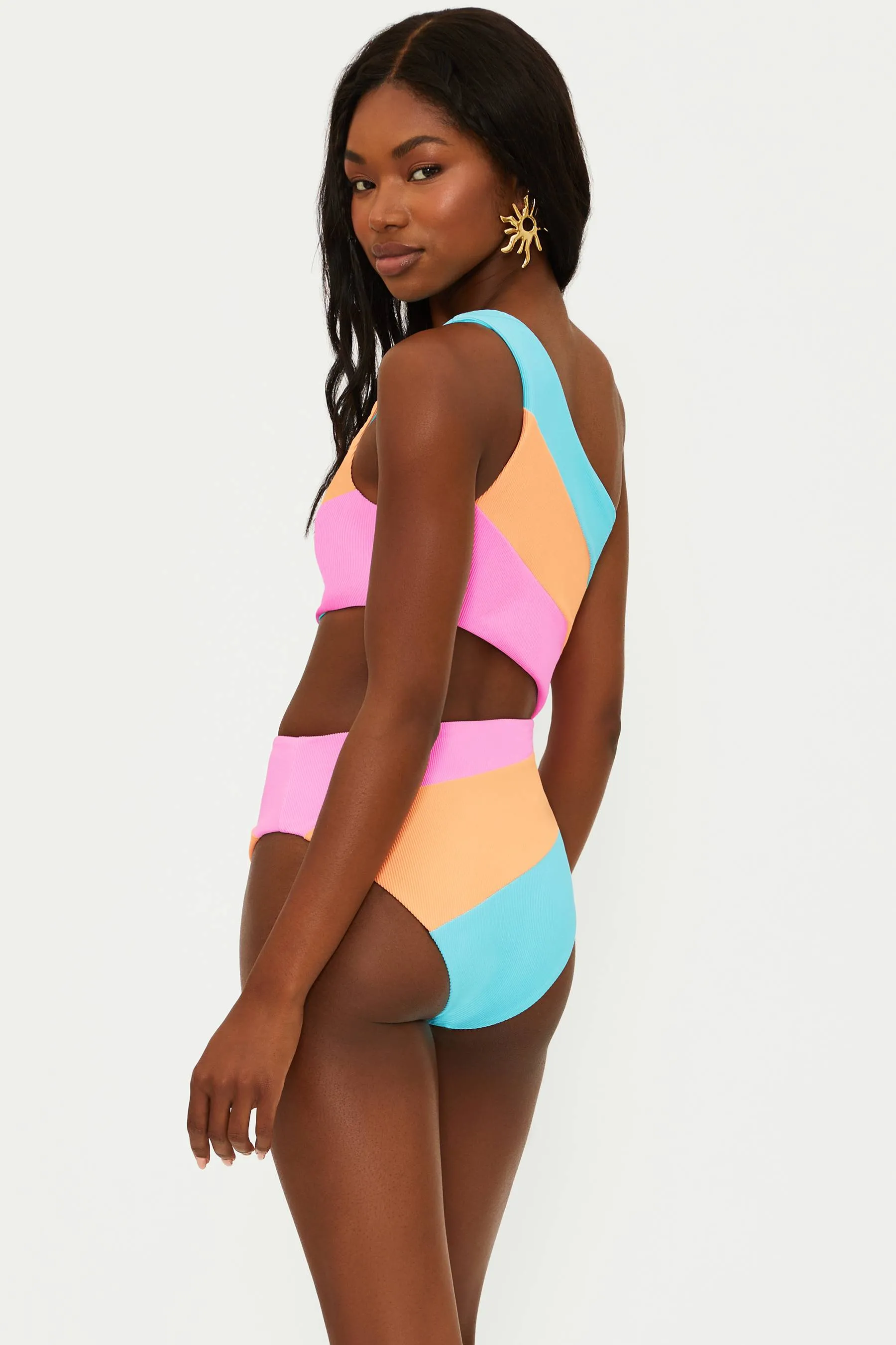 Joyce One Piece Crush Colorblock sold by Beach Riot product image thumbnail 2
