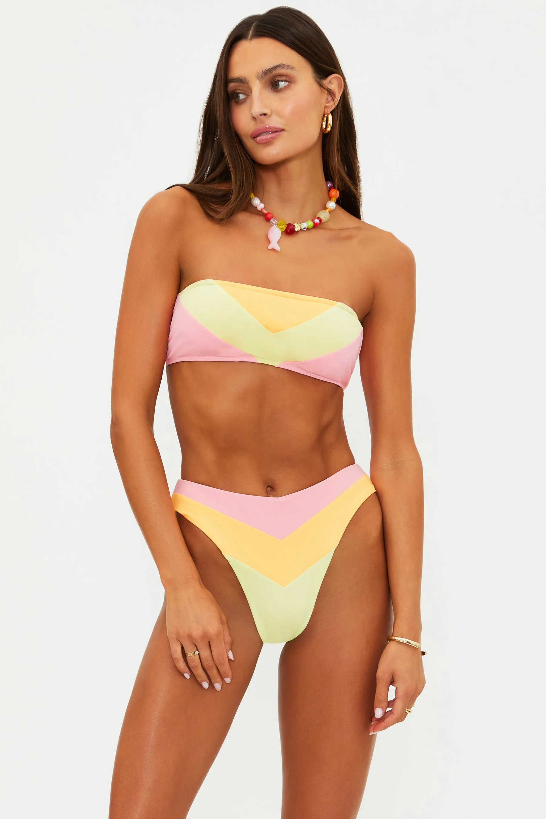 Amarie Bottom Sorbet Chevron sold by Beach Riot product image thumbnail 5