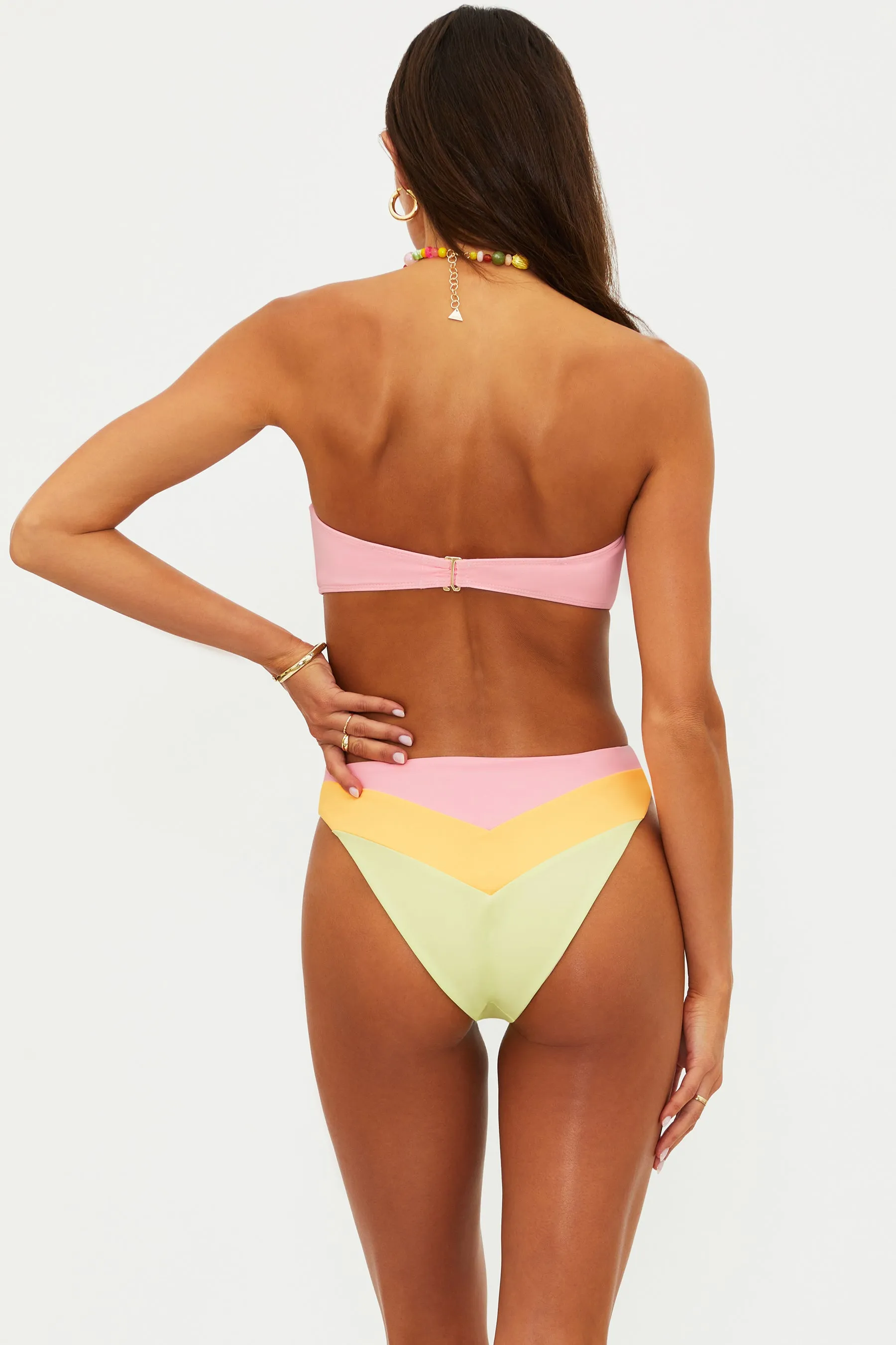 Kelsey Top Sorbet Chevron sold by Beach Riot product image thumbnail 3