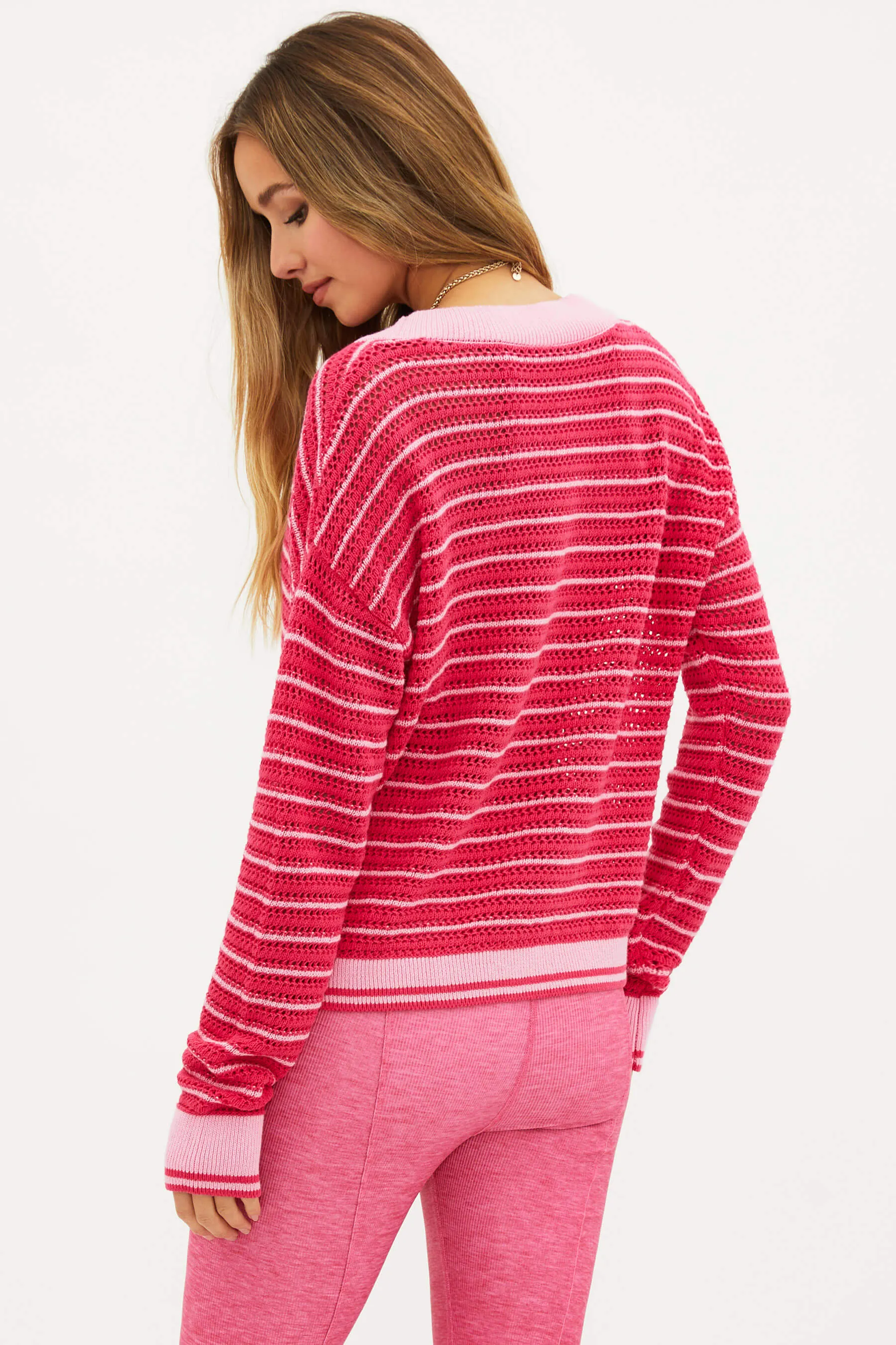 Gene Cardigan Fandango Stripe sold by Beach Riot product image thumbnail 2