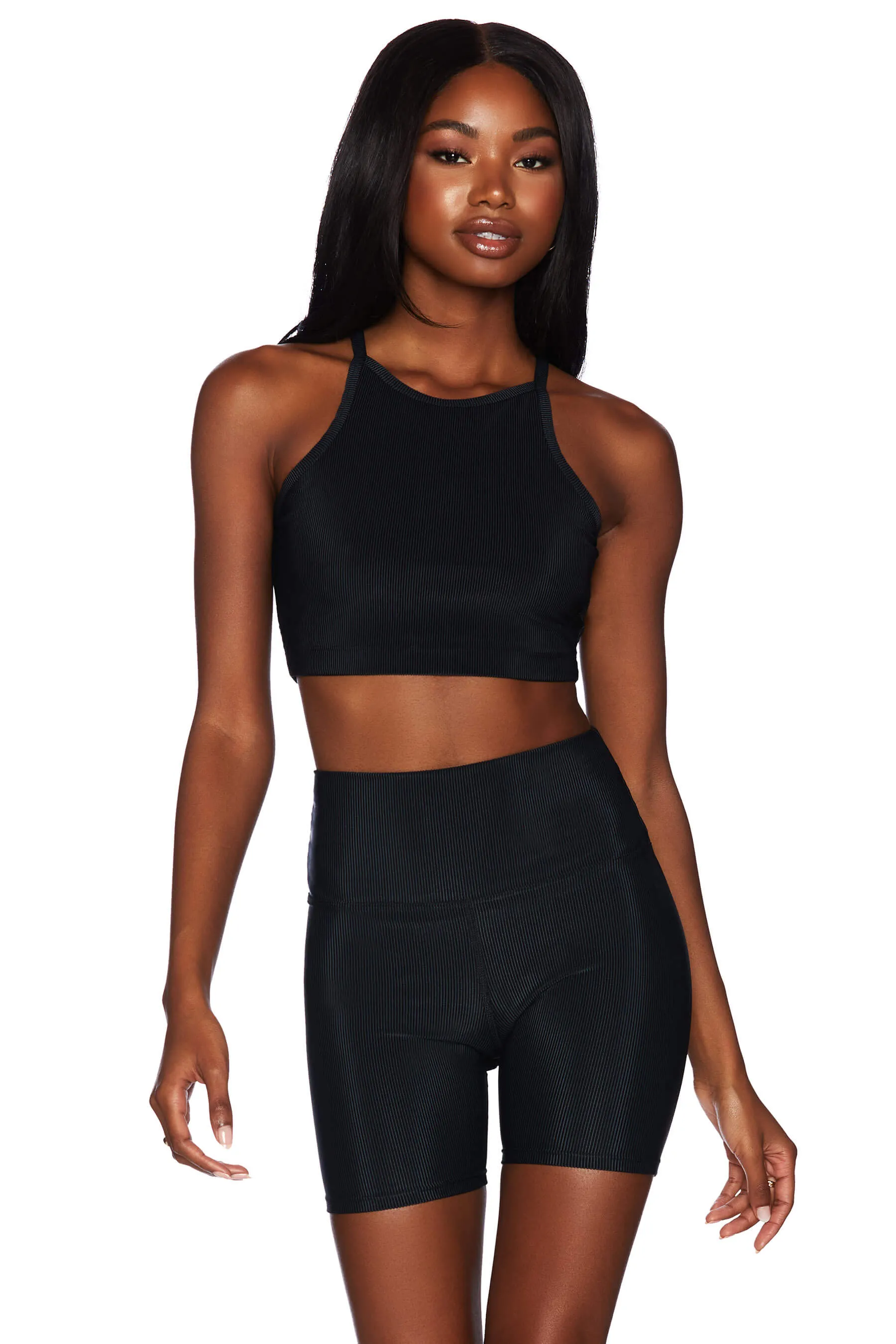 Anna Tank Black sold by Beach Riot