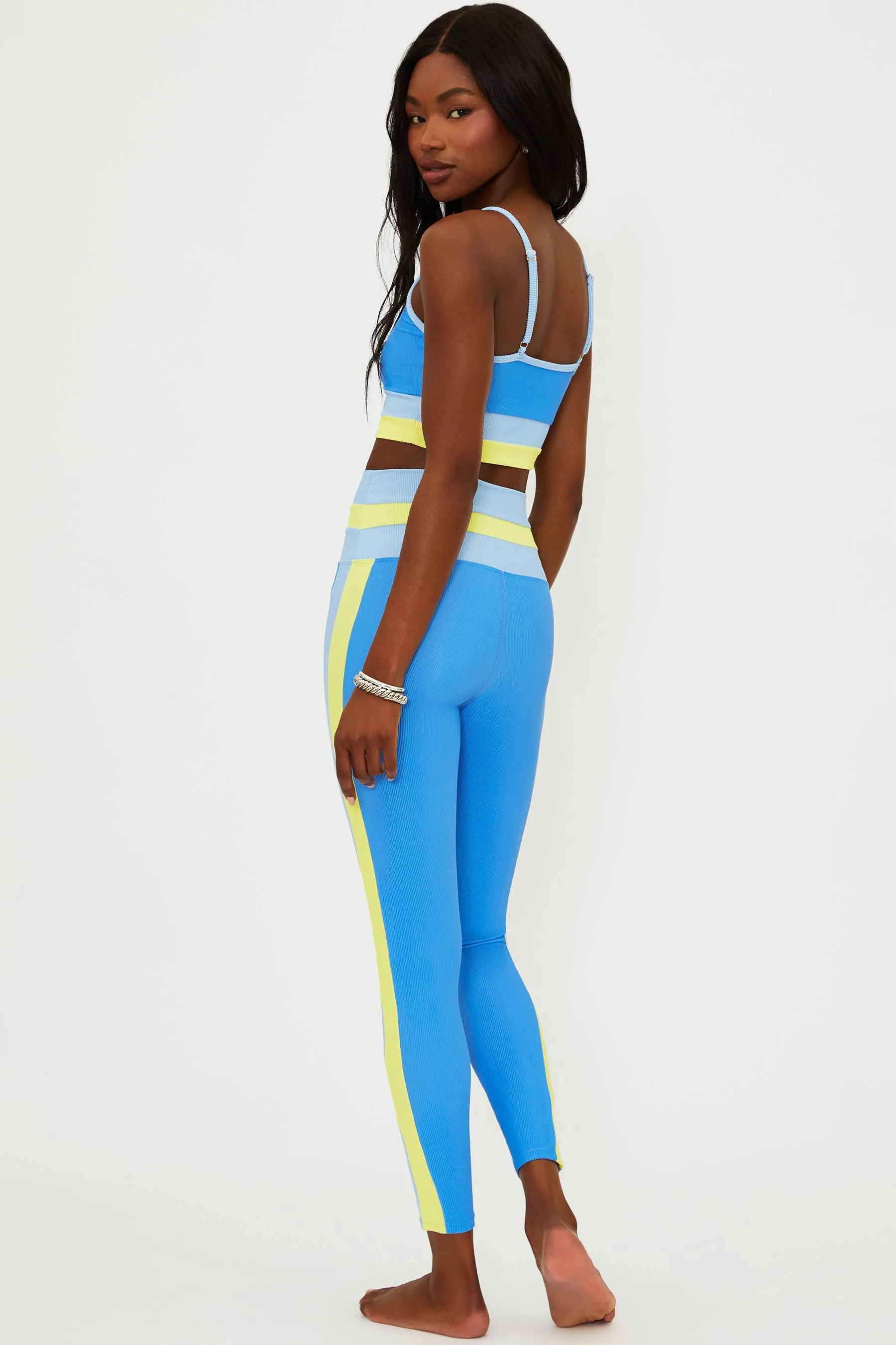 Mariella Legging Marina Blue Colorblock sold by Beach Riot product image thumbnail 2