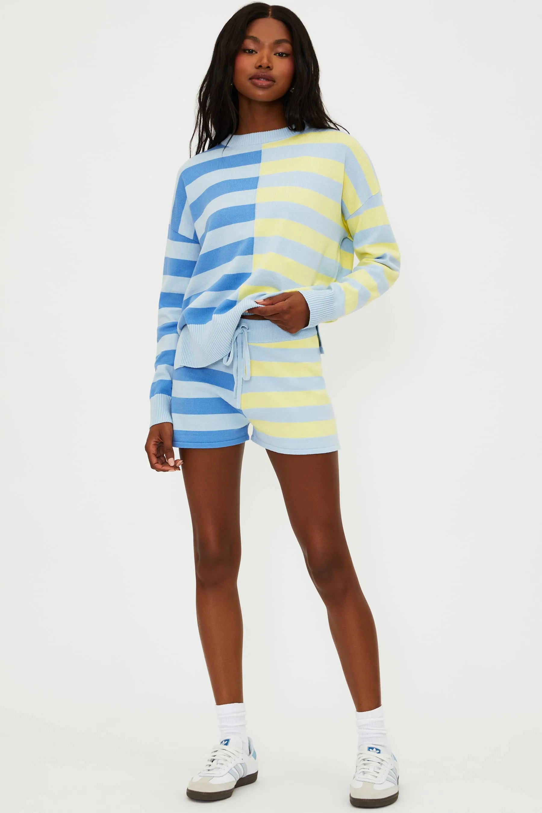 Balboa Short Marina Stripe Mix sold by Beach Riot