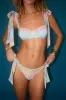 Drea Top Sunset Chevron Shine sold by Beach Riot