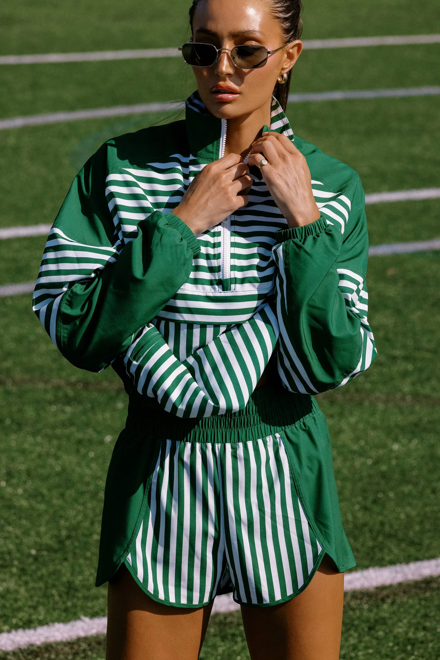 Vespera Jacket La Palma Stripe sold by Beach Riot