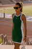 Zephyra Dress Racquet Court Green Matte sold by Beach Riot