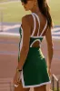 Zephyra Dress Racquet Court Green Matte sold by Beach Riot