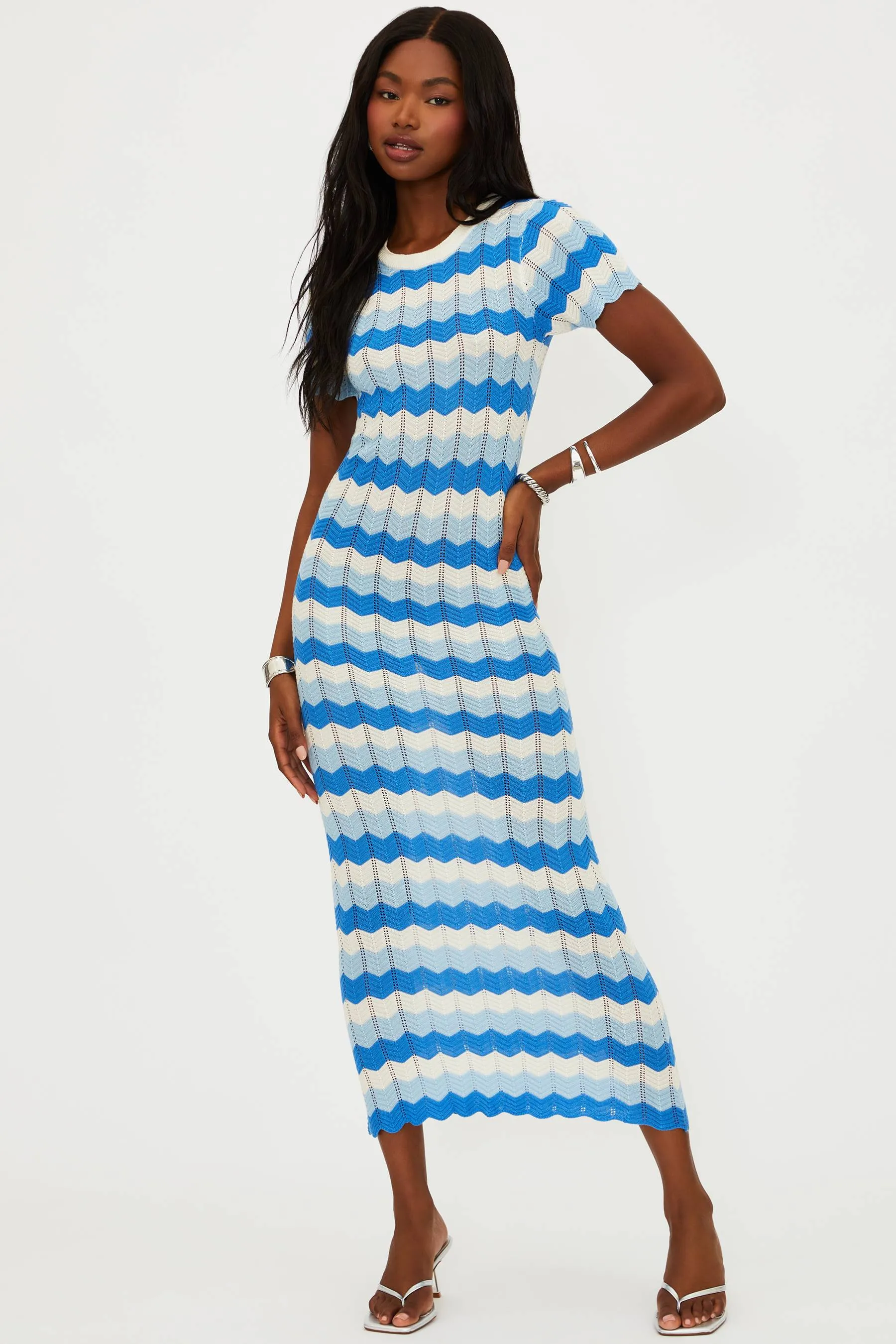 Emory Dress Coastal Waves sold by Beach Riot