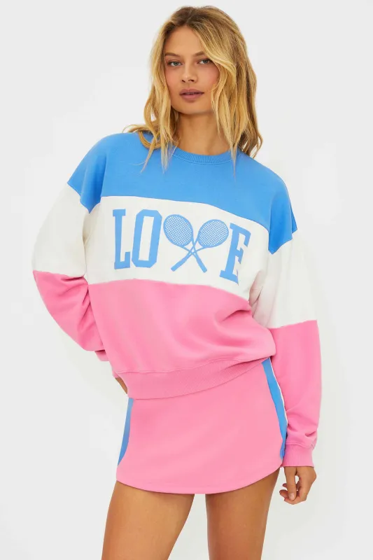 Devyn Oversized Sweatshirt Cosmos Colorblock sold by Beach Riot