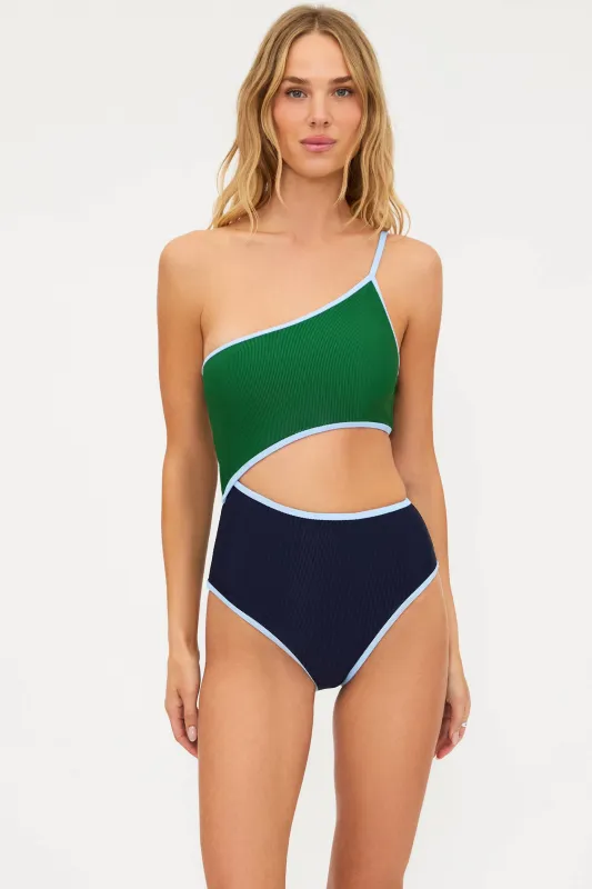 Liora One Piece Ivy Colorblock sold by Beach Riot