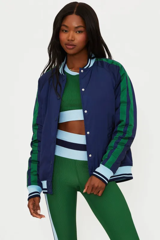 Flight Jacket Ivy Colorblock sold by Beach Riot