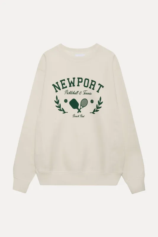 Newport Pickleball & Tennis Club Crewneck Sweatshirt sold by Beach Riot