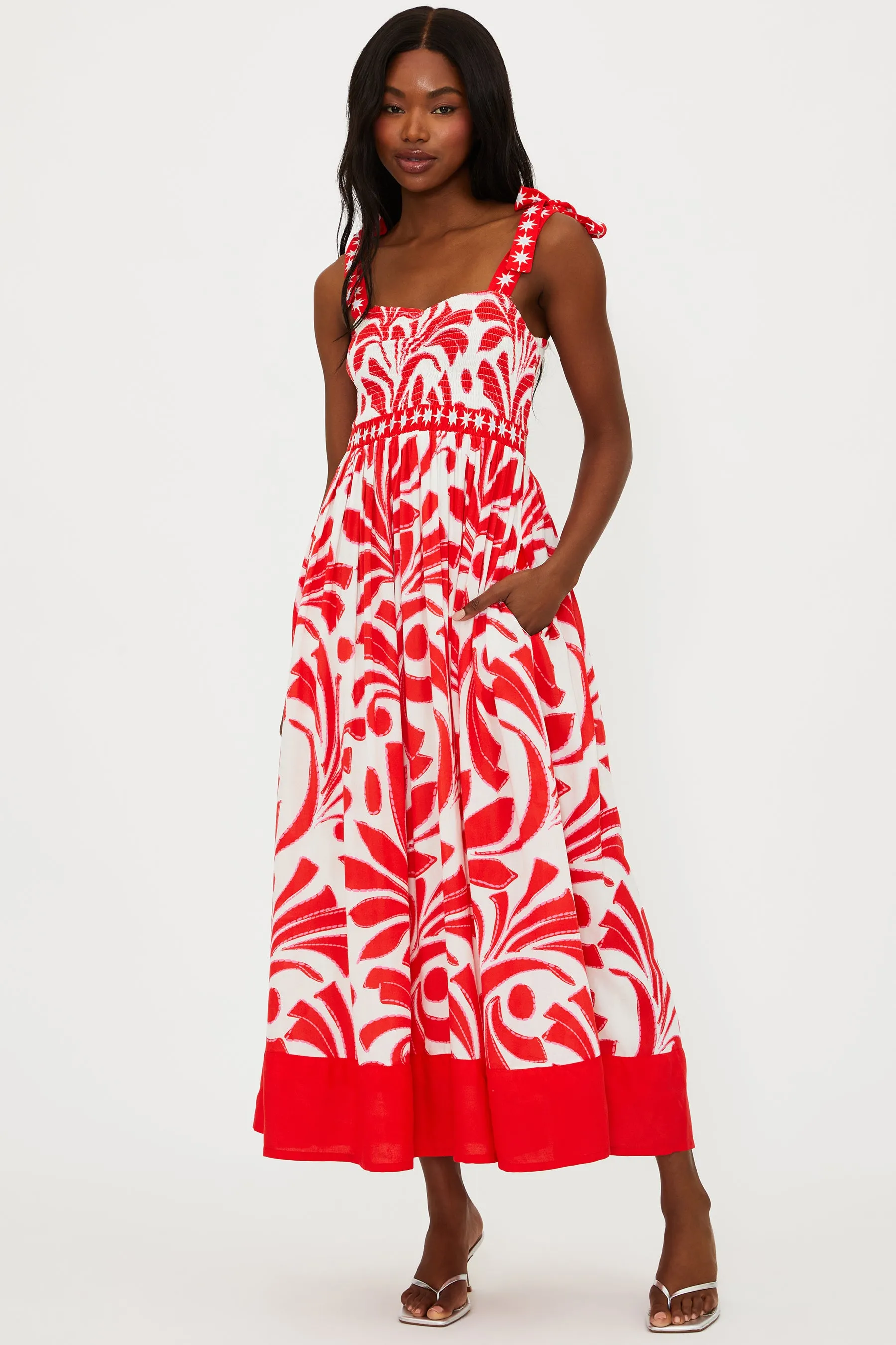 Cari Dress Sunshine Dunes sold by Beach Riot