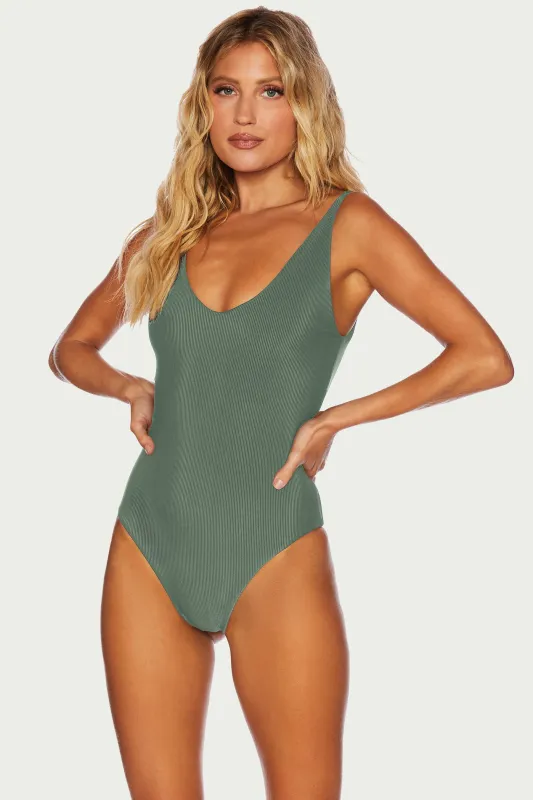 Reese One Piece Sage sold by Beach Riot