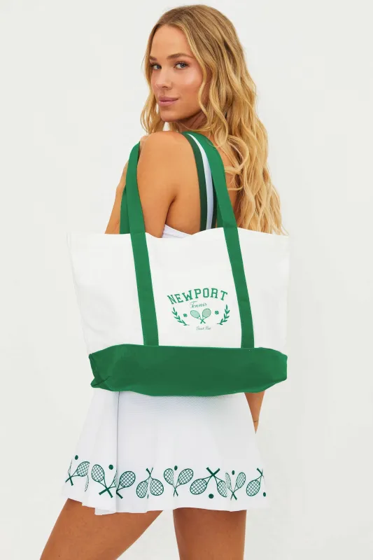 Newport Tennis Club Tote Bag sold by Beach Riot