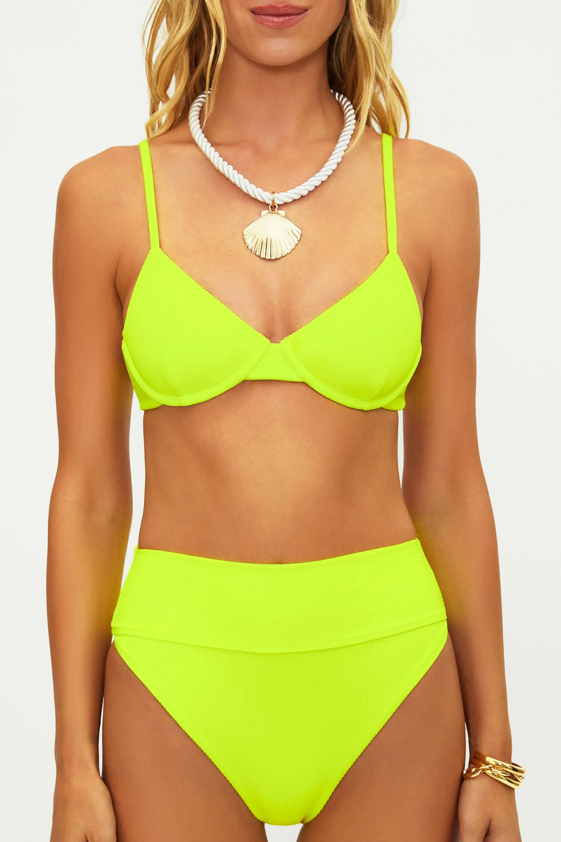 Camilla Top Neon Yellow sold by Beach Riot product image thumbnail 5