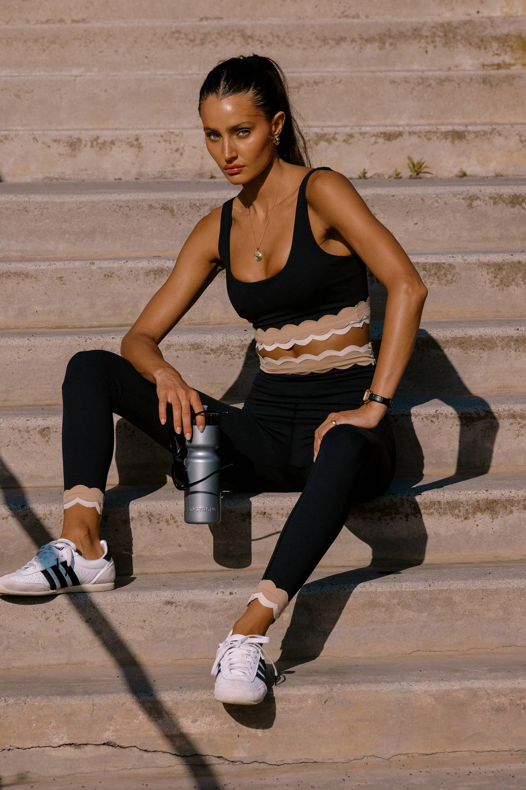 Stacy 7/8 Legging Mystic Colorblock Matte sold by Beach Riot product image thumbnail 5