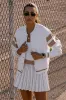 Serene Jacket Almond Colorblock sold by Beach Riot