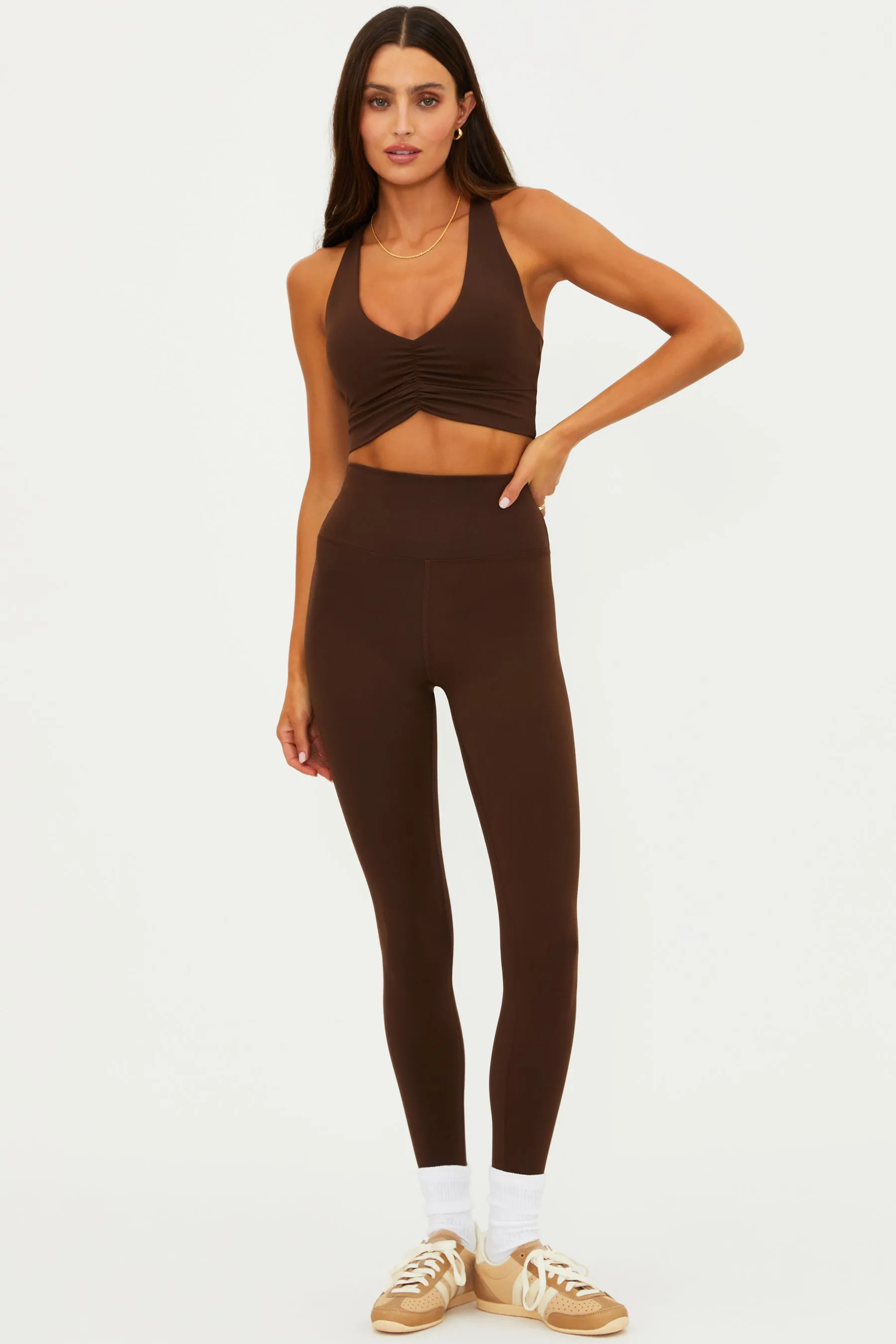 Piper Legging Chestnut Matte sold by Beach Riot