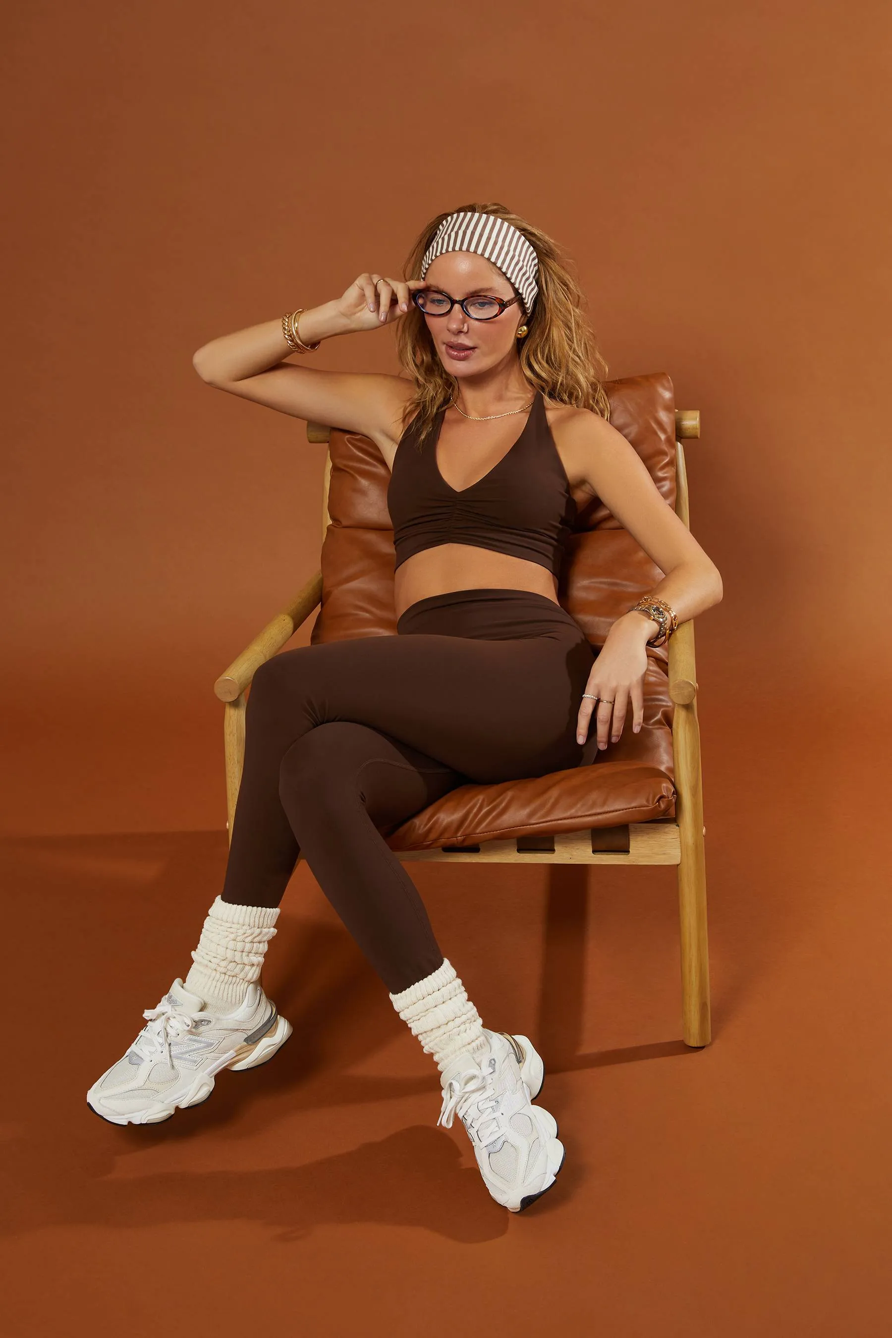 Piper Legging Chestnut Matte sold by Beach Riot product image thumbnail 4