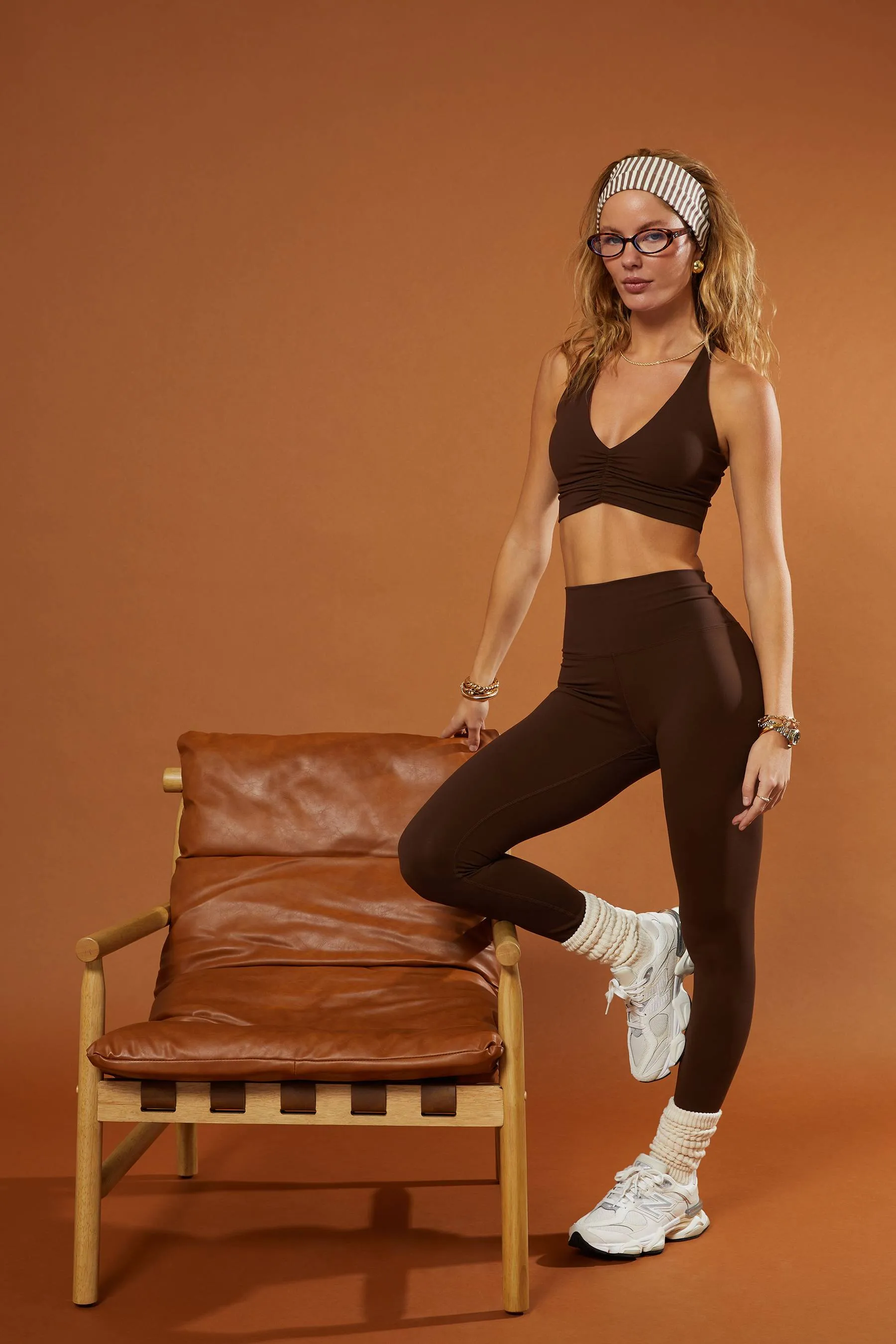 Mindy Top Chestnut Matte sold by Beach Riot product image thumbnail 4