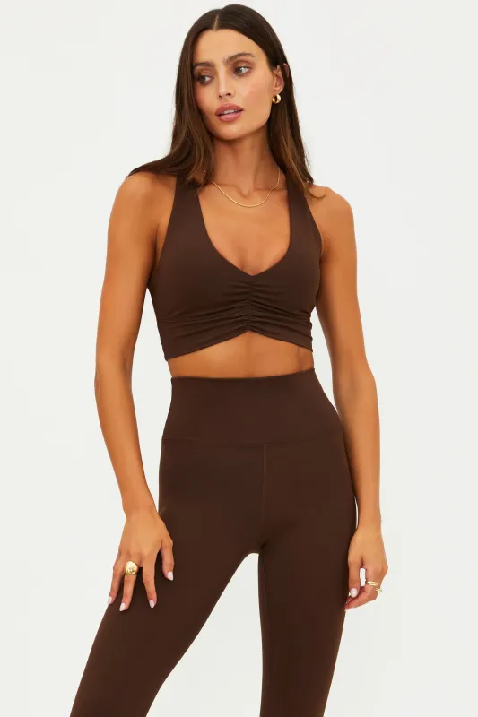 Mindy Top Chestnut Matte sold by Beach Riot