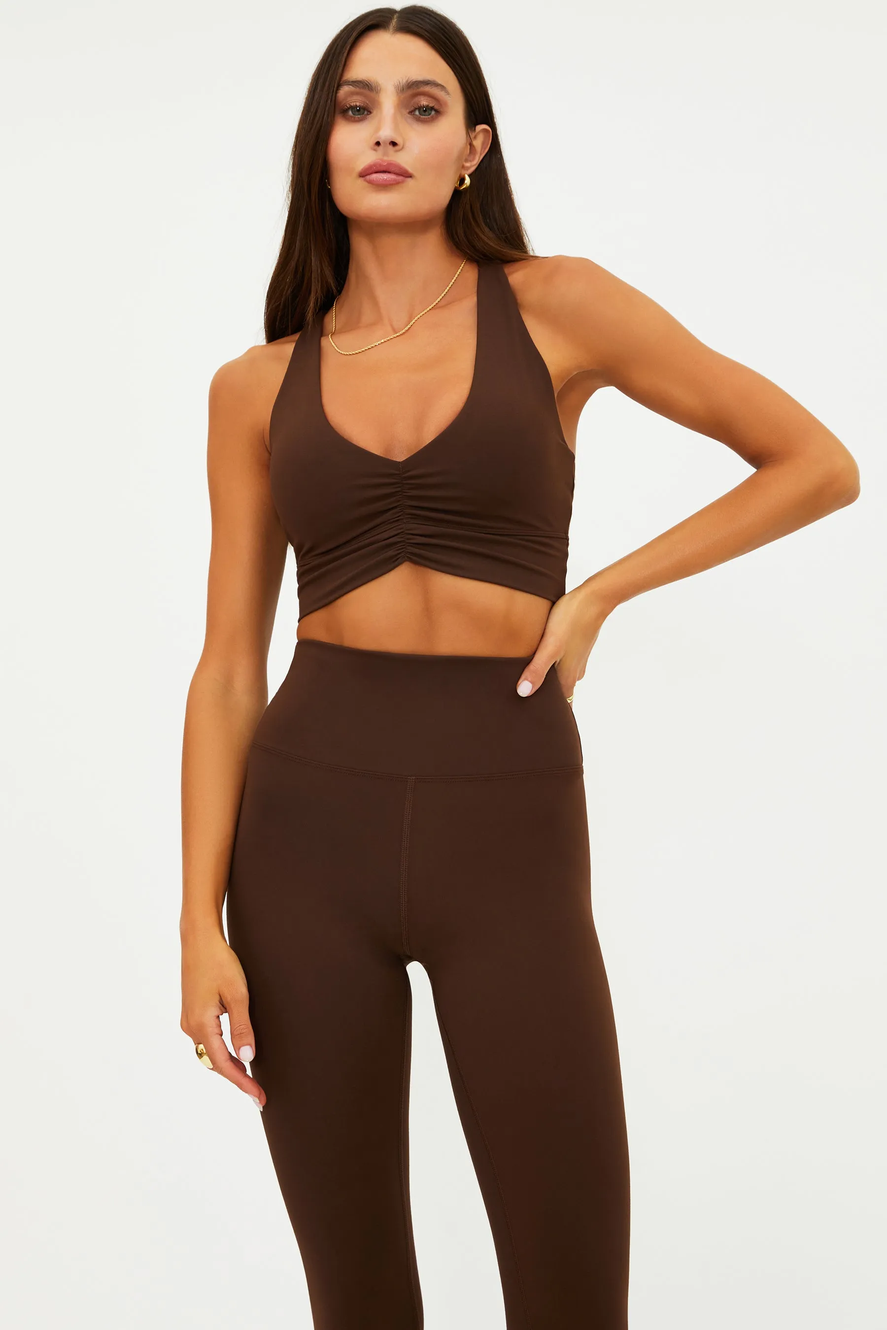 Mindy Top Chestnut Matte sold by Beach Riot product image thumbnail 5