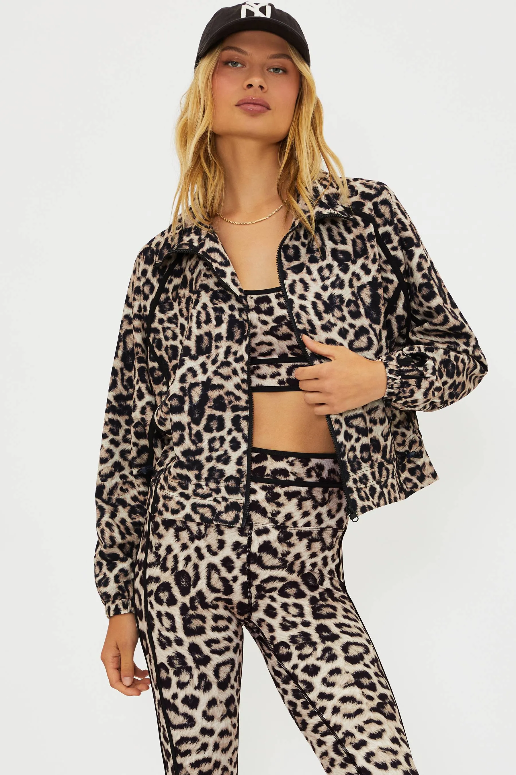 Casen Jacket Mystic Leopard sold by Beach Riot product image thumbnail 2