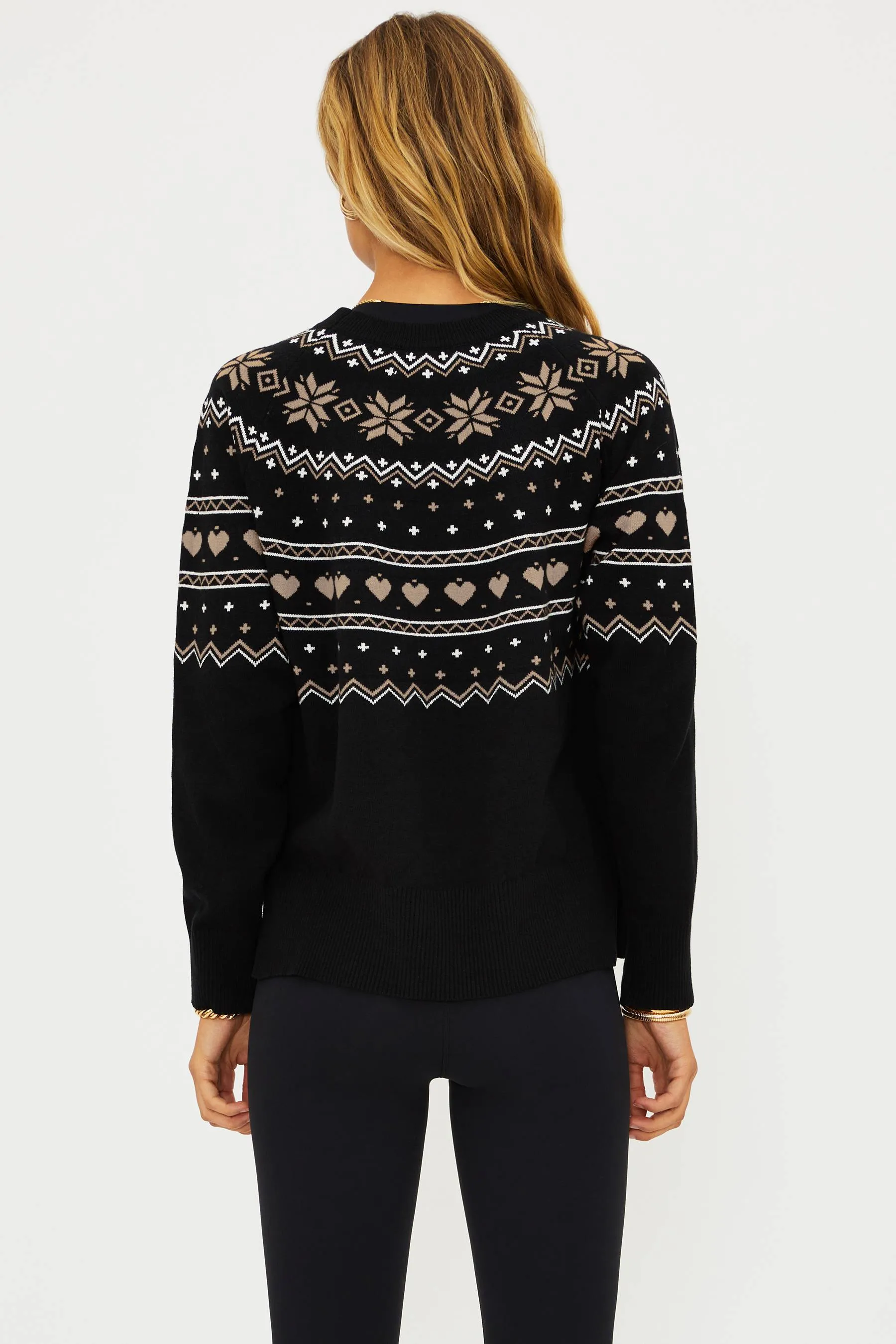 Elizabeth Sweater Mystic Fairisle sold by Beach Riot product image thumbnail 3