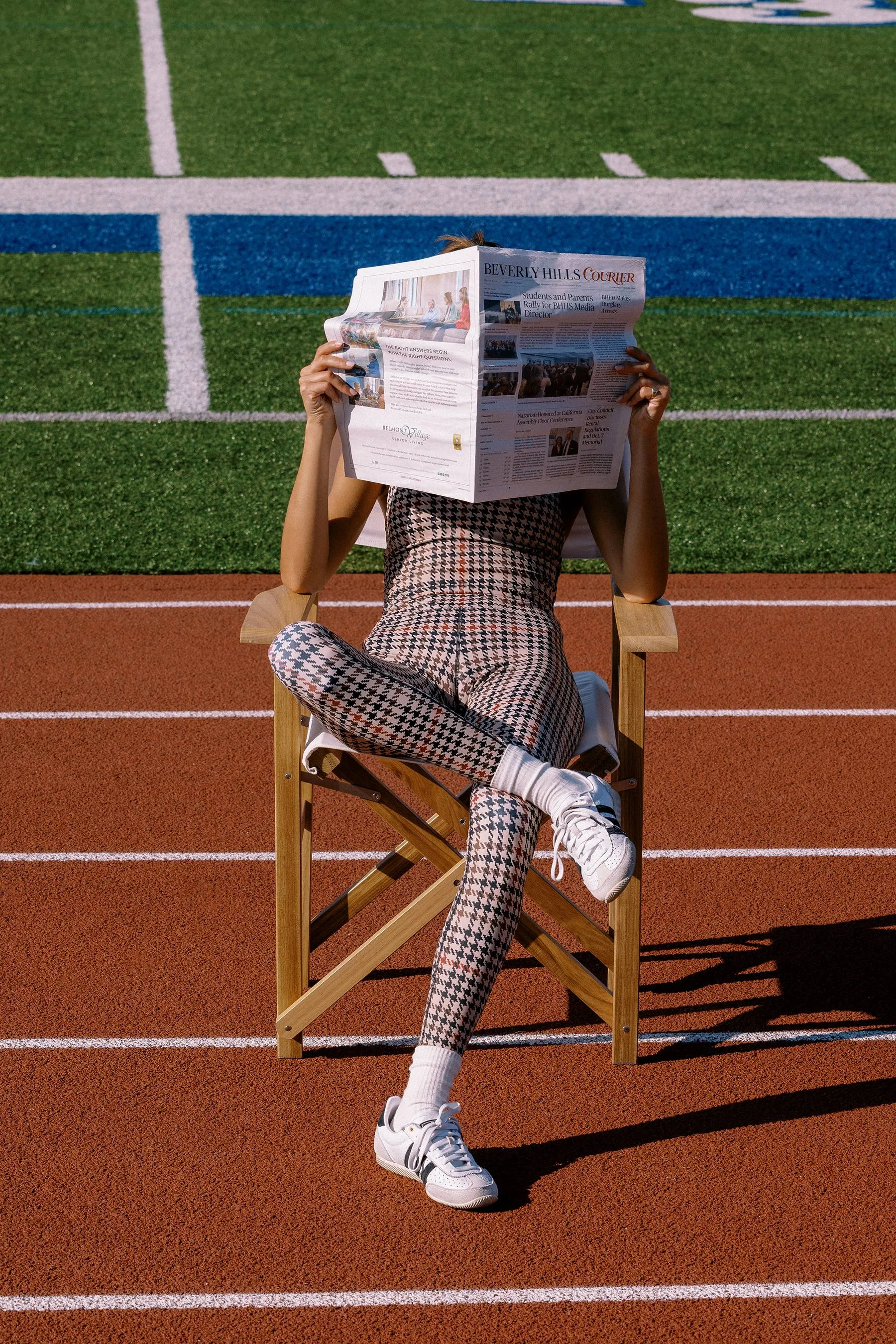 Piper Legging Midnight Houndstooth sold by Beach Riot product image thumbnail 3