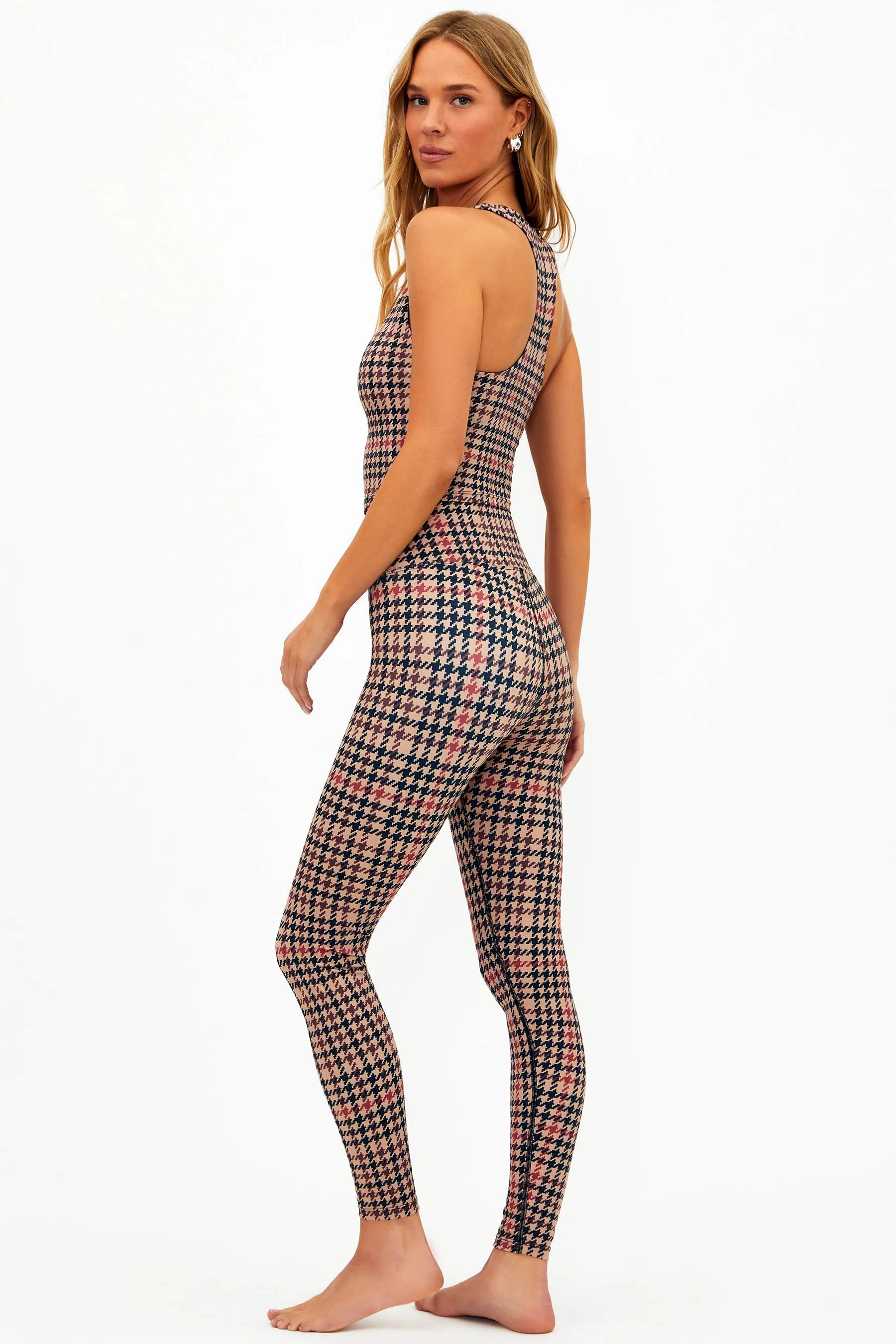 Piper Legging Midnight Houndstooth sold by Beach Riot product image thumbnail 2