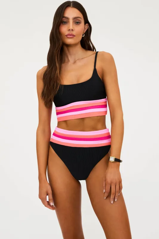 Mae Top Ruby Colorblock sold by Beach Riot
