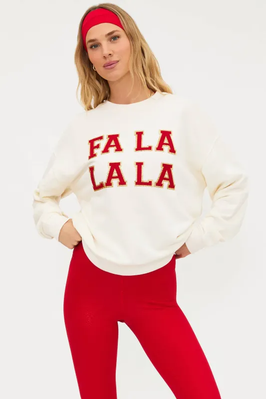 Devyn Oversized Sweatshirt Frosted Fa La La sold by Beach Riot